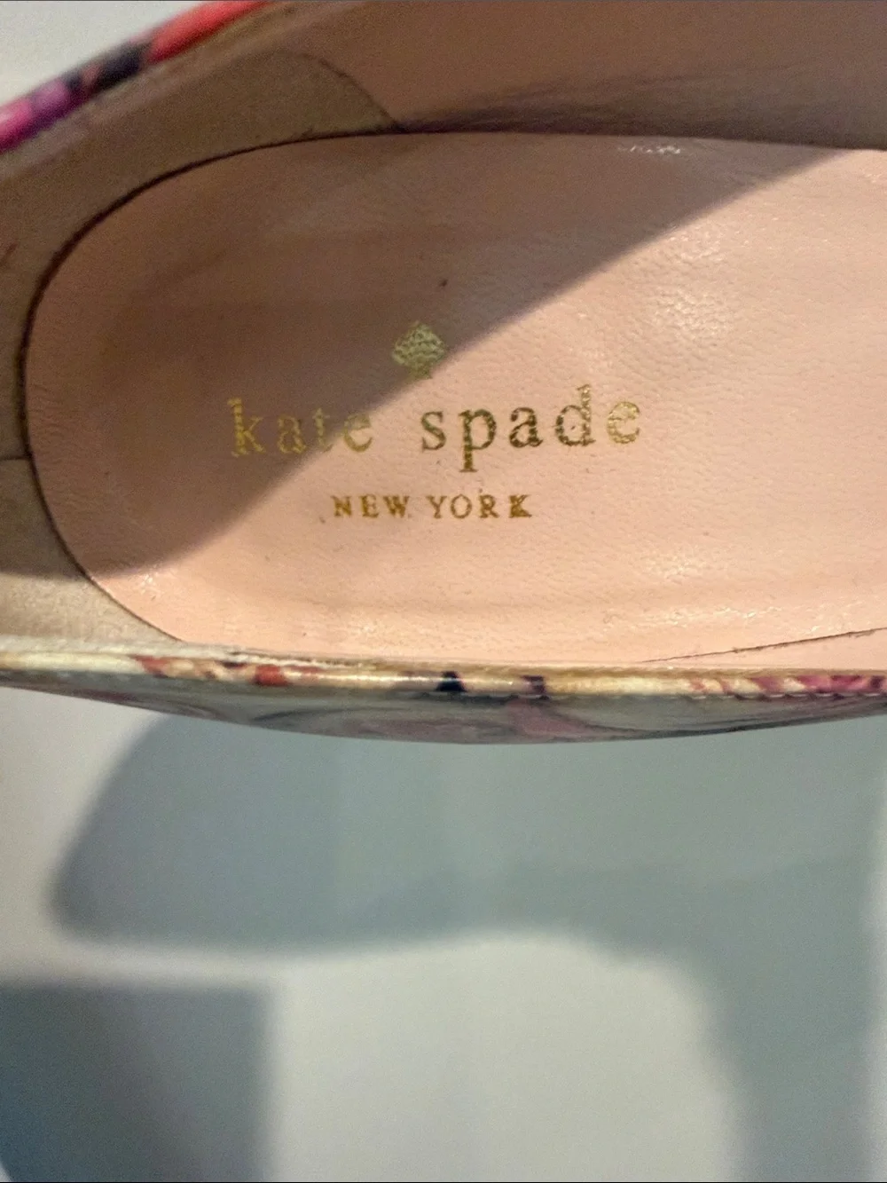 Kate Spade Floral Pointed Toe Stiletto Pumps - Pink Multi